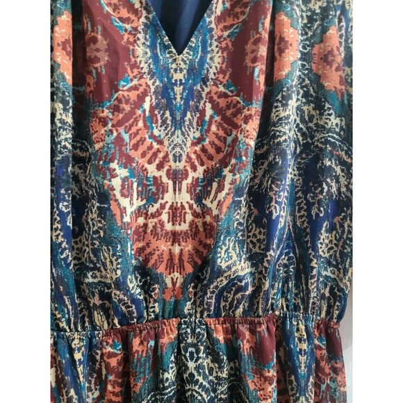 a.n.a. A New Approach XLT Boho Women's Dress Multicolor Casual Grunge - Picture 4 of 8